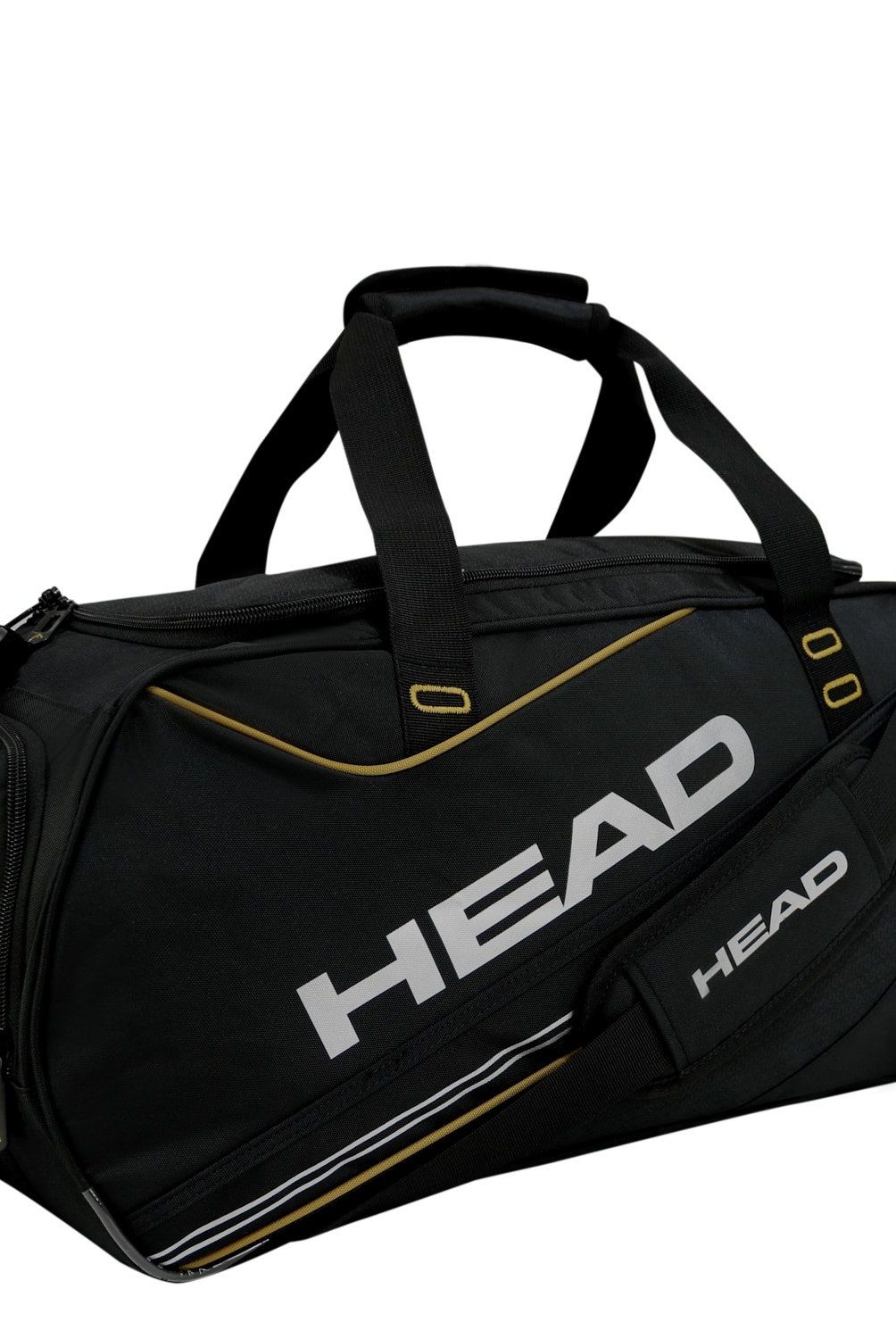HEAD - Bolso De Viaje Combat 45 Negro Mostaza Head