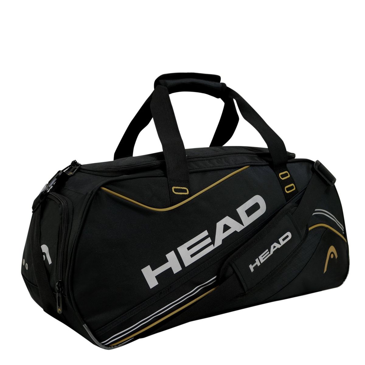 HEAD - Bolso De Viaje Combat 45 Negro Mostaza Head