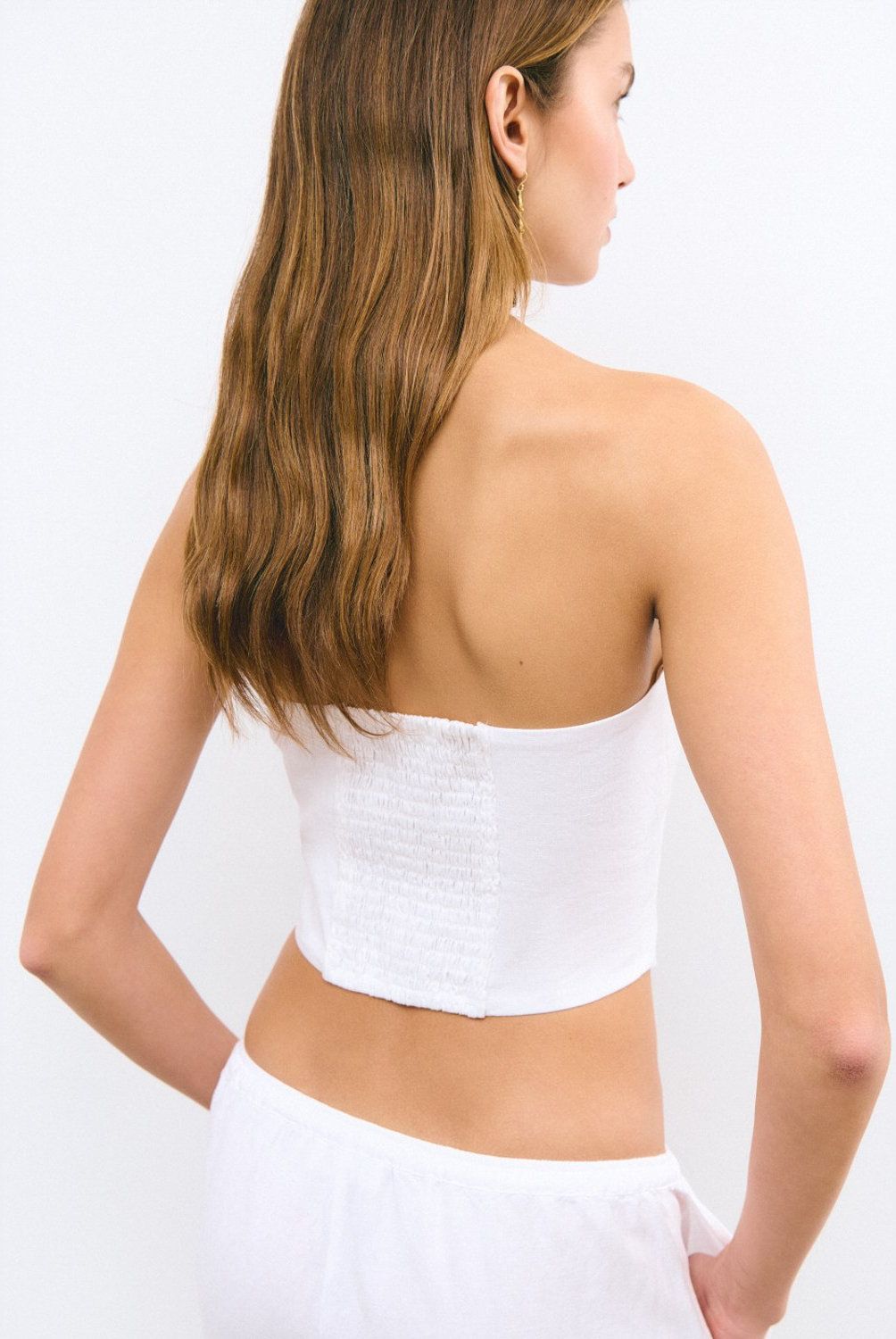 BROWNIE - Chaleco de Lino Halter Mujer Brownie