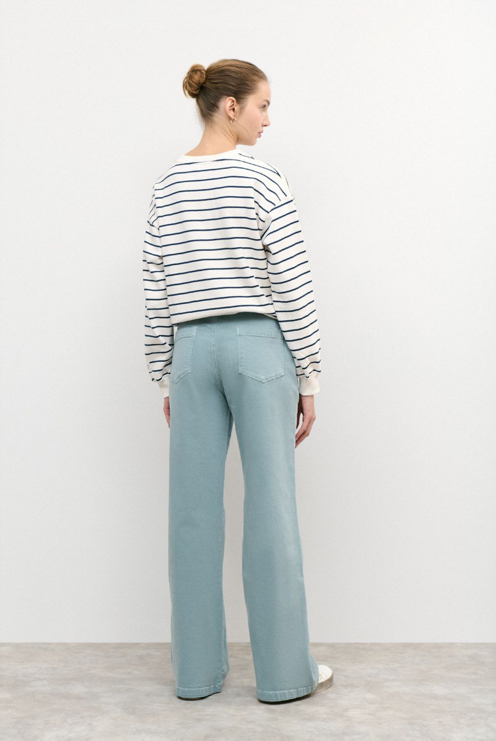 BROWNIE - Pantalón Culotte con Bolsillos Frontales Mujer Brownie