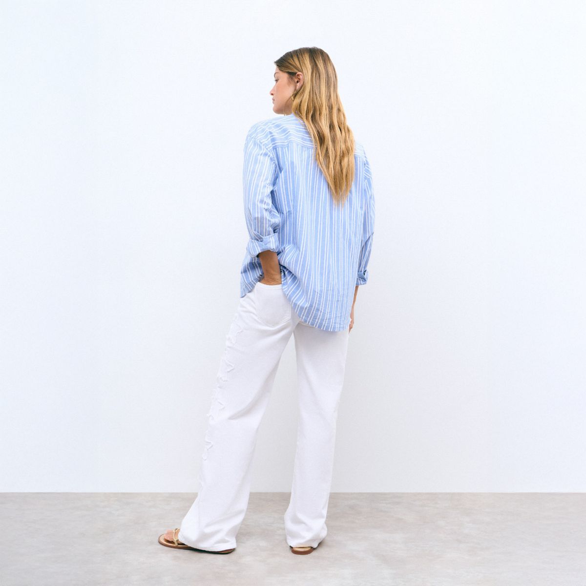 BROWNIE - Blusa Rayas Algodón Mujer Brownie