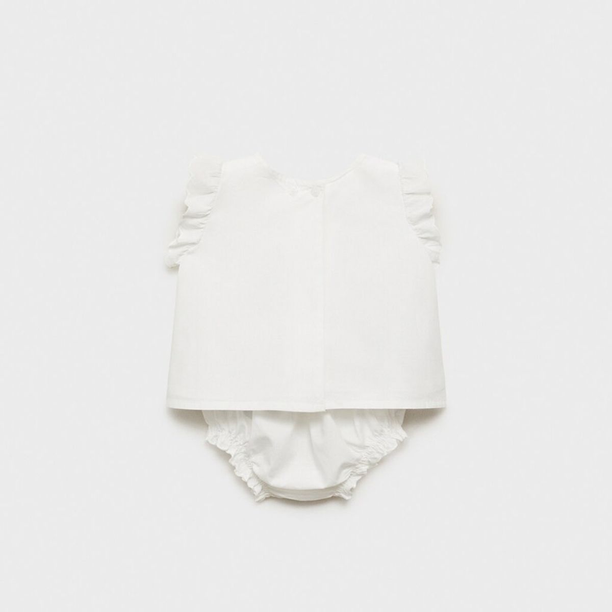 MANGO KIDS - Vestido Y Ranita Detalles Bordados Bebé Niña Mango Kids