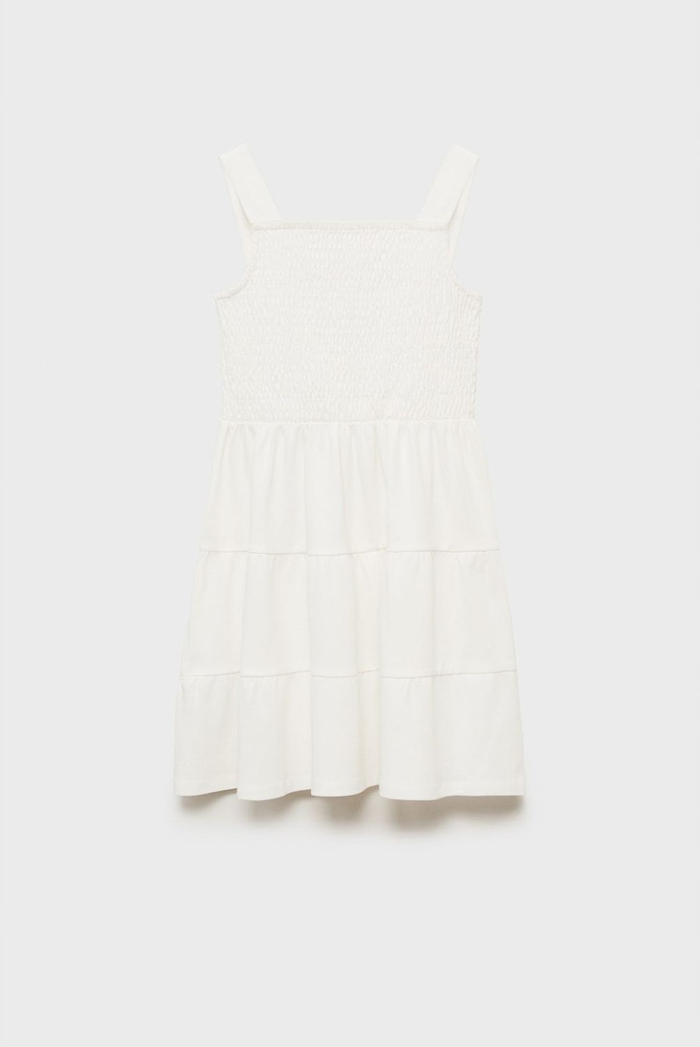 MANGO KIDS - Vestido Nido Abeja Algodón Niña Mango Kids