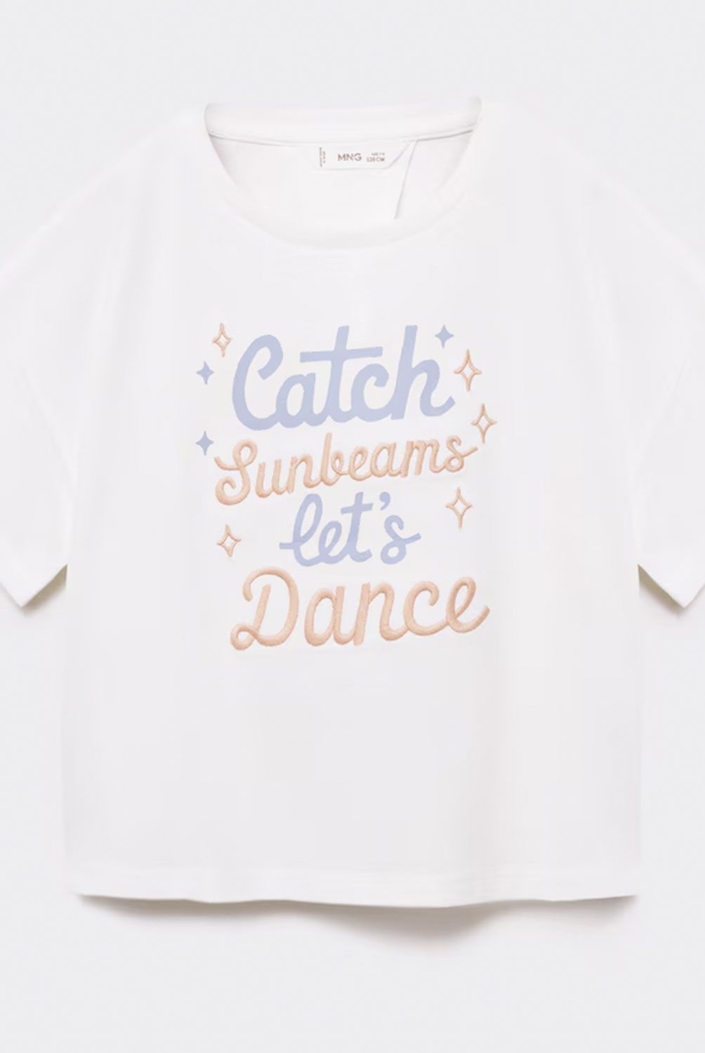MANGO KIDS - Polera Estampada Algodón Niña Mango Kids