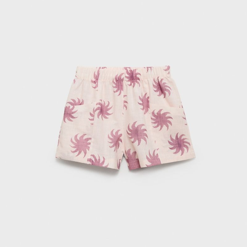 MANGO KIDS - Shorts Algodón Estampados Niña Mango Kids