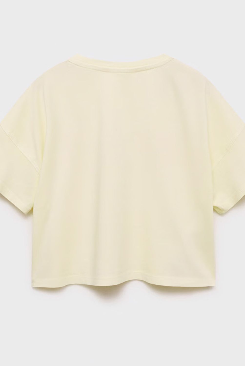 MANGO KIDS - Polera Mensaje Relieve Niña Mango Kids
