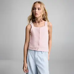 MANGO KIDS - Top Punto Botones Niña
