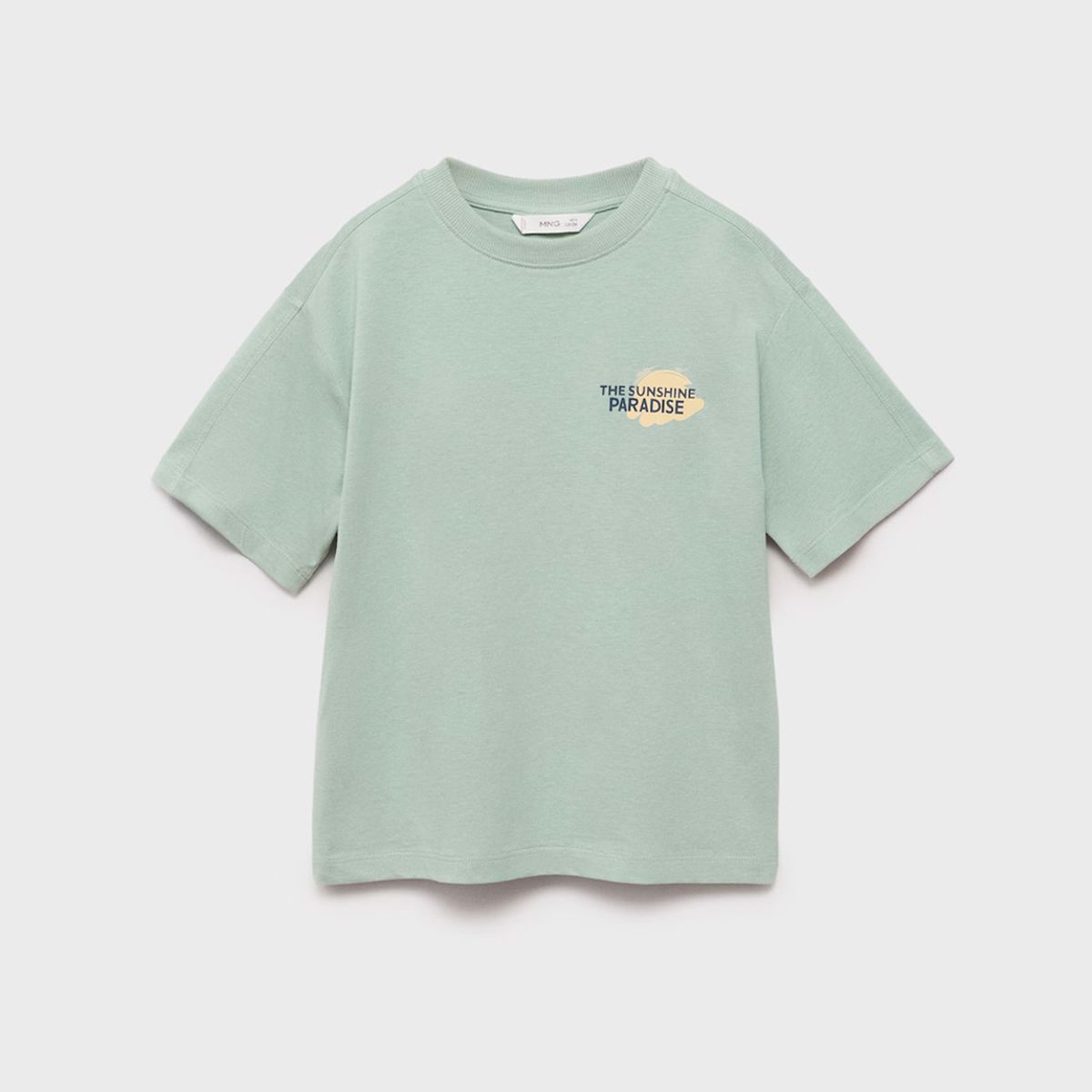 MANGO KIDS - Polera Estampada Algodón Niño Mango Kids