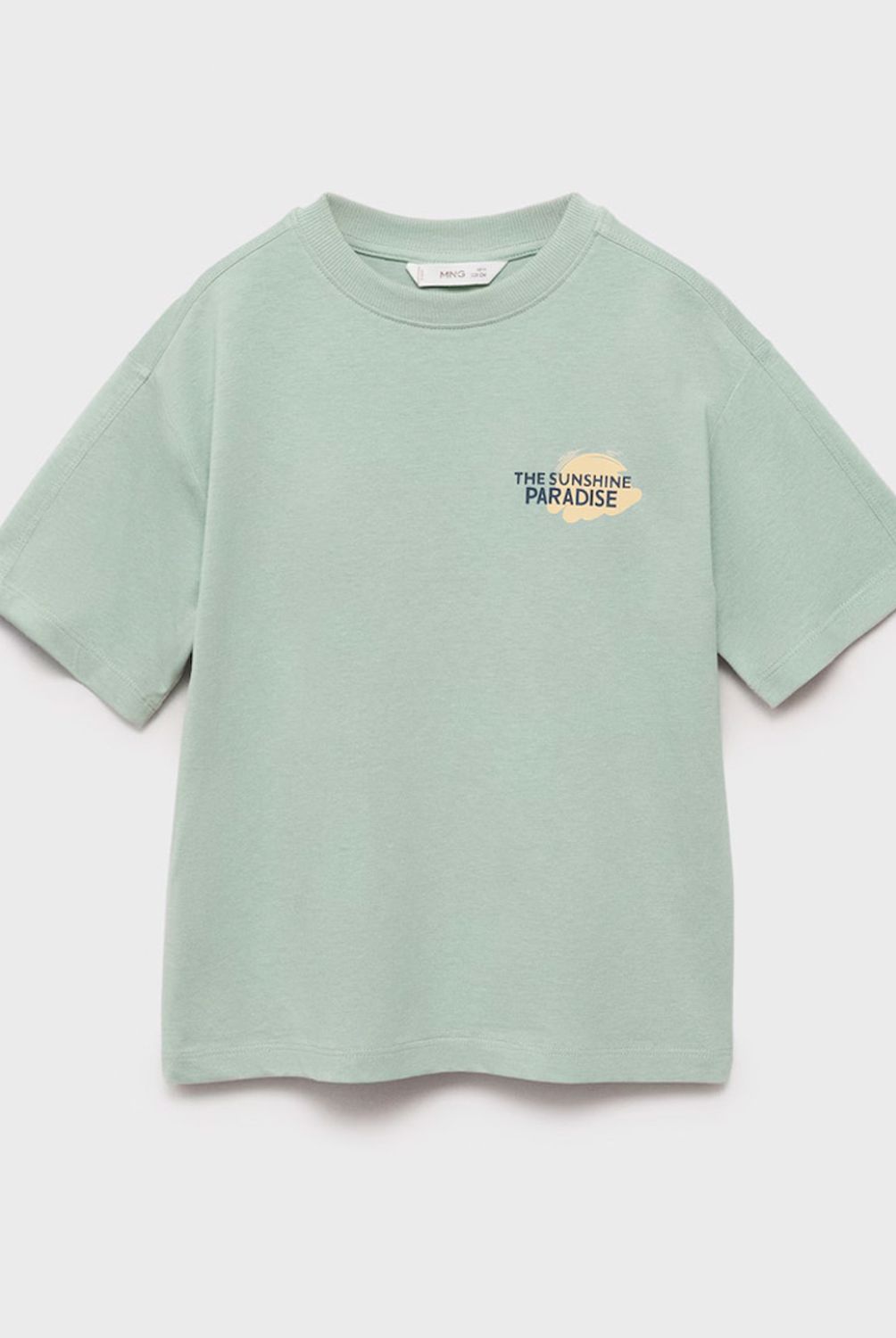 MANGO KIDS - Polera Estampada Algodón Niño Mango Kids