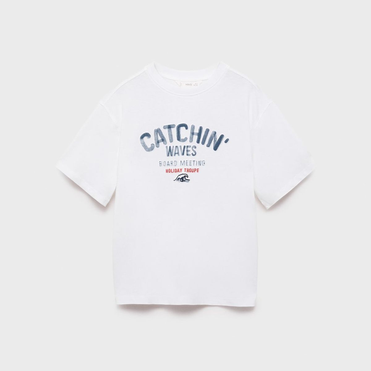 MANGO KIDS - Polera Estampado Relieve Niño Mango Kids