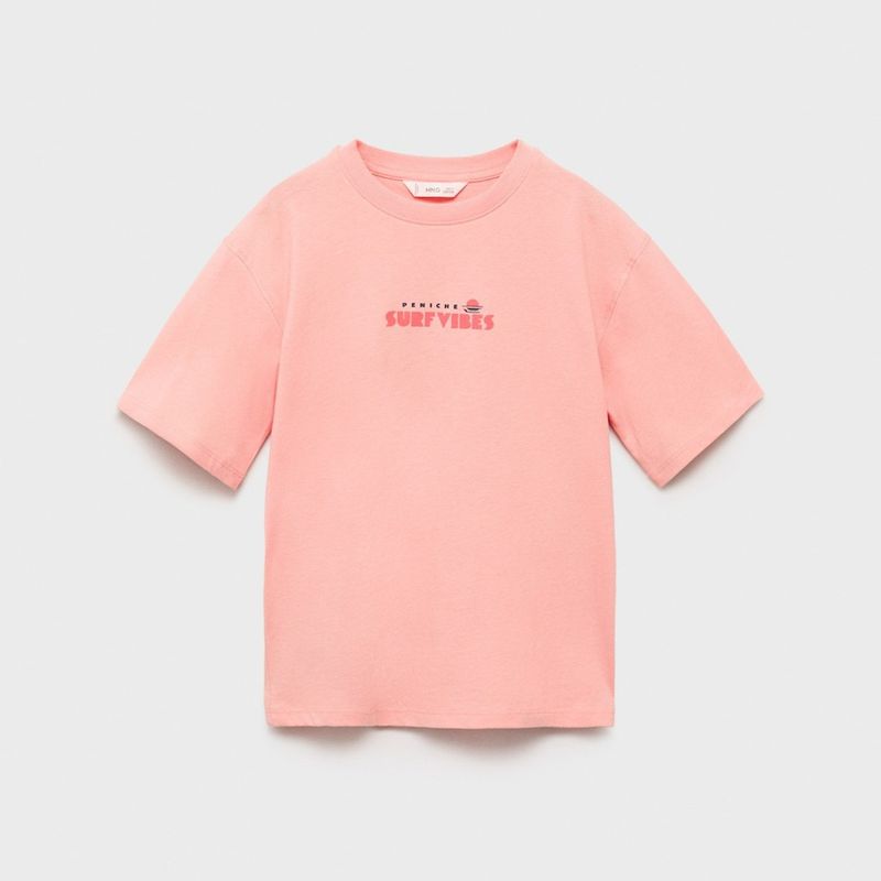 MANGO KIDS - Polera Estampada Surf Niño Mango Kids