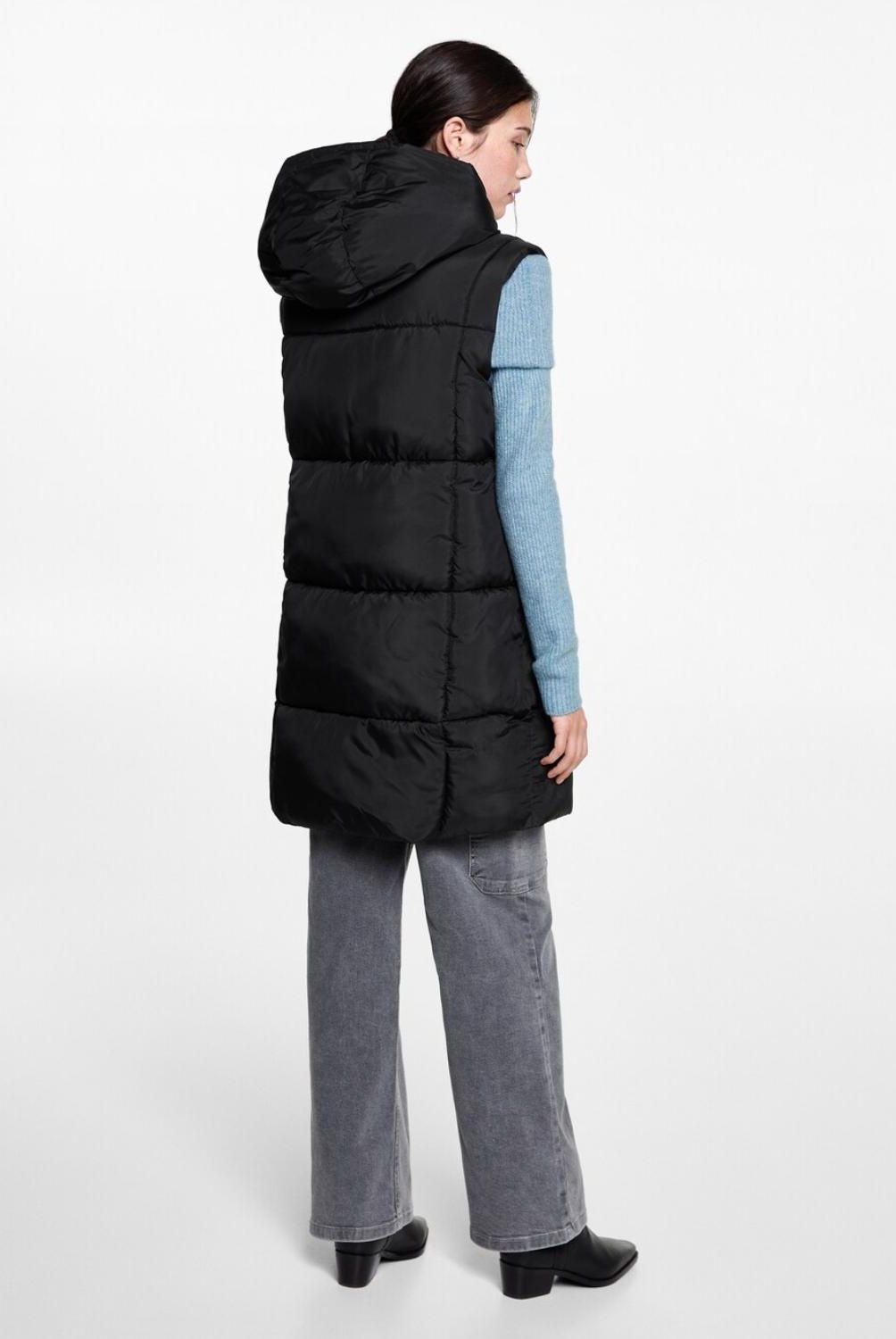 MANGO TEEN - Parka Acolchado Capucha Mujer Mango Teen