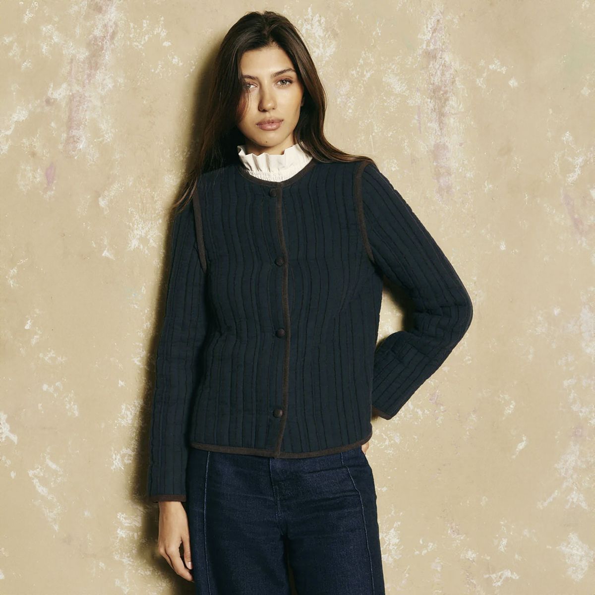 BAYMO - Chaqueta Botones Mujer Baymo