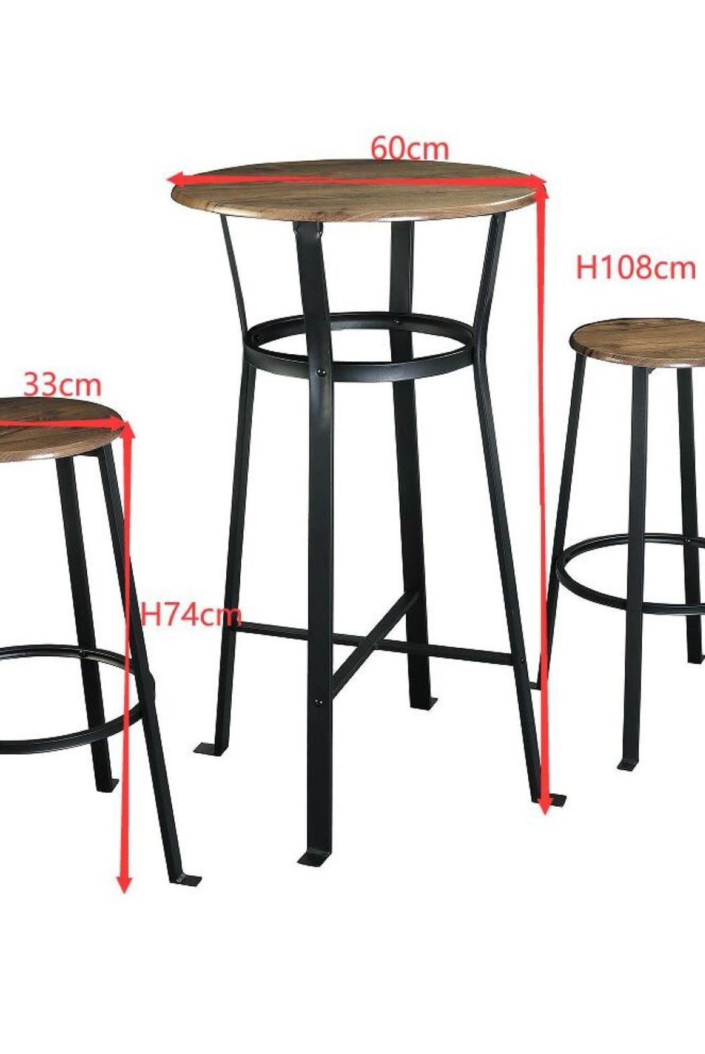 IDETEX - Mesa De Bar Murray + 2 Pisos Idetex