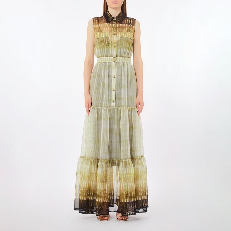 LIUJO Vestido Largo Estampado Mujer