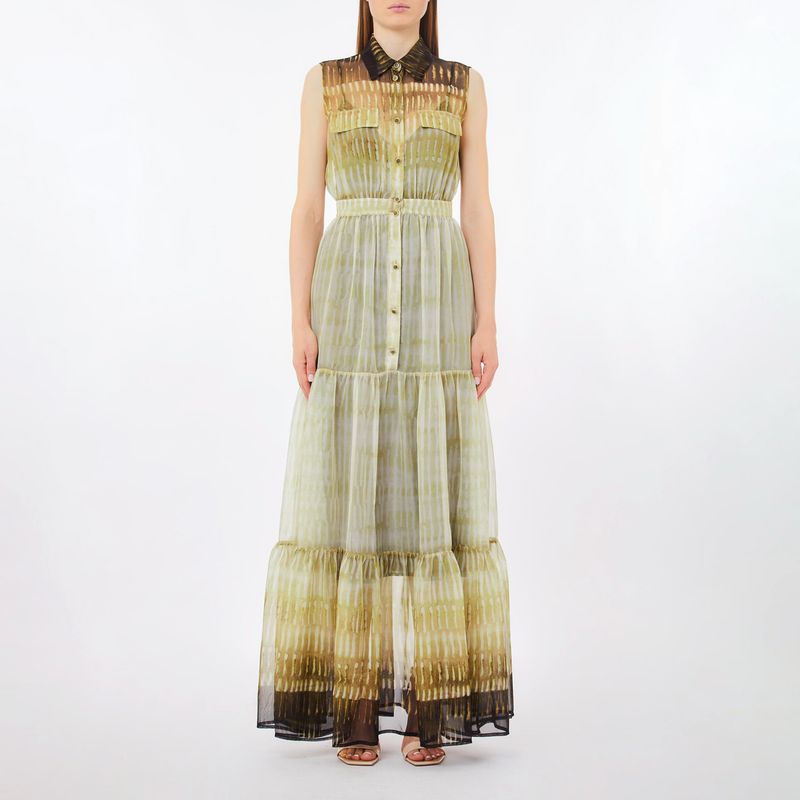LIUJO - Vestido Largo Estampado Mujer Liujo