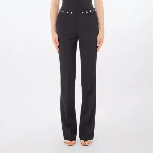 LIUJO - Pantalón Recto Tachas Mujer