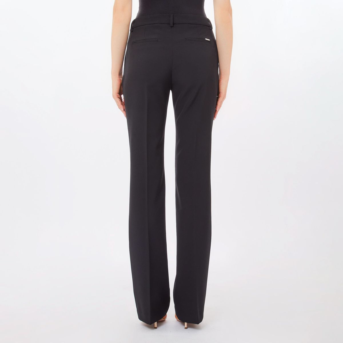 LIUJO - Pantalón Recto Tachas Mujer Liujo