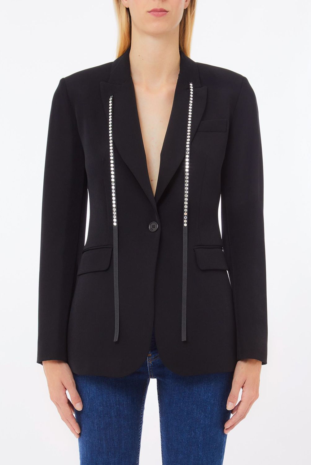 LIUJO - Blazer Detalle Brillos Mujer Liujo