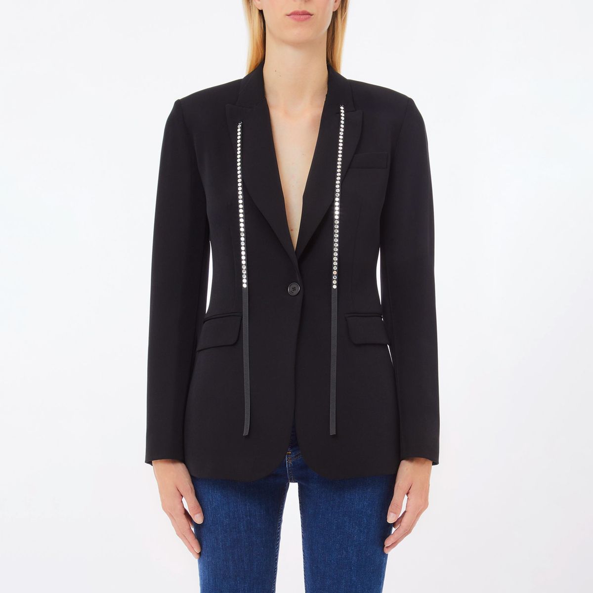 LIUJO - Blazer Detalle Brillos Mujer Liujo