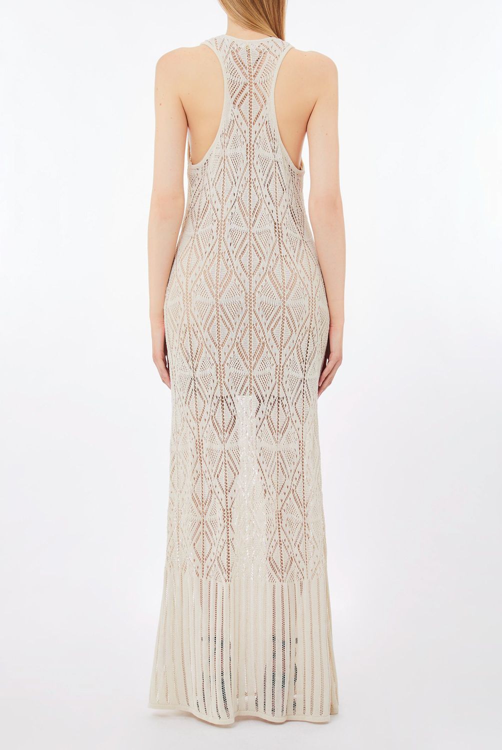LIUJO - Vestido Transparencias Algodón Mujer Liujo