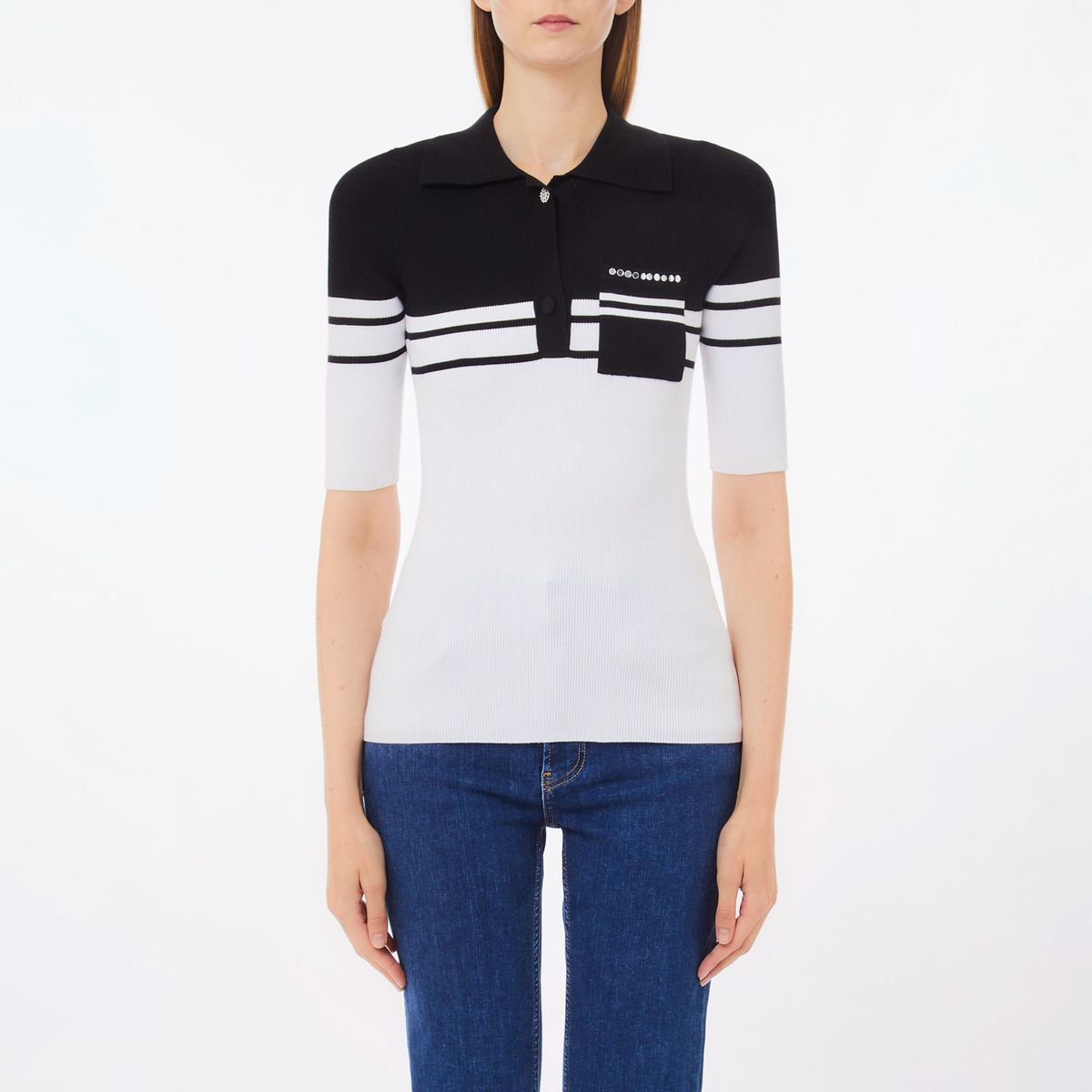 LIUJO - Polera Cuello Polo Mujer Liujo