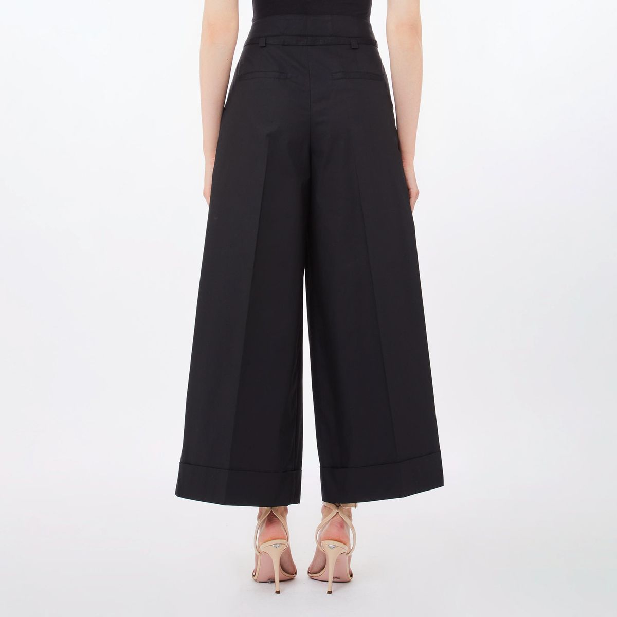 LIUJO - Pantalón Ancho 100% Algodón Mujer Liujo