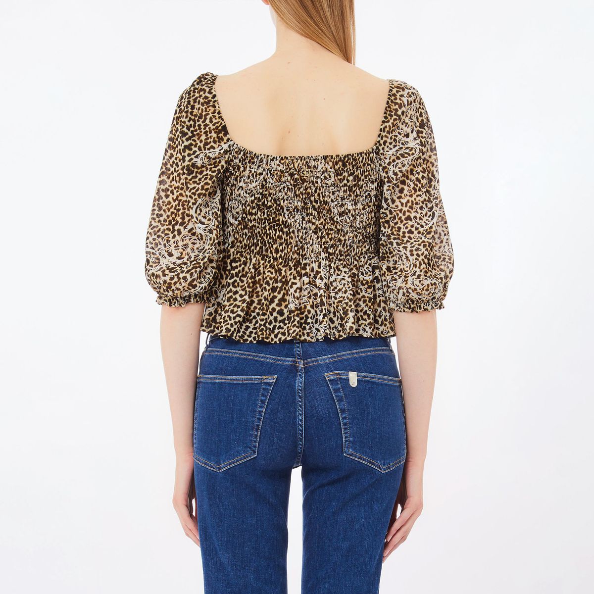 LIUJO - Blusa Estampada Animal Print Mujer Liujo