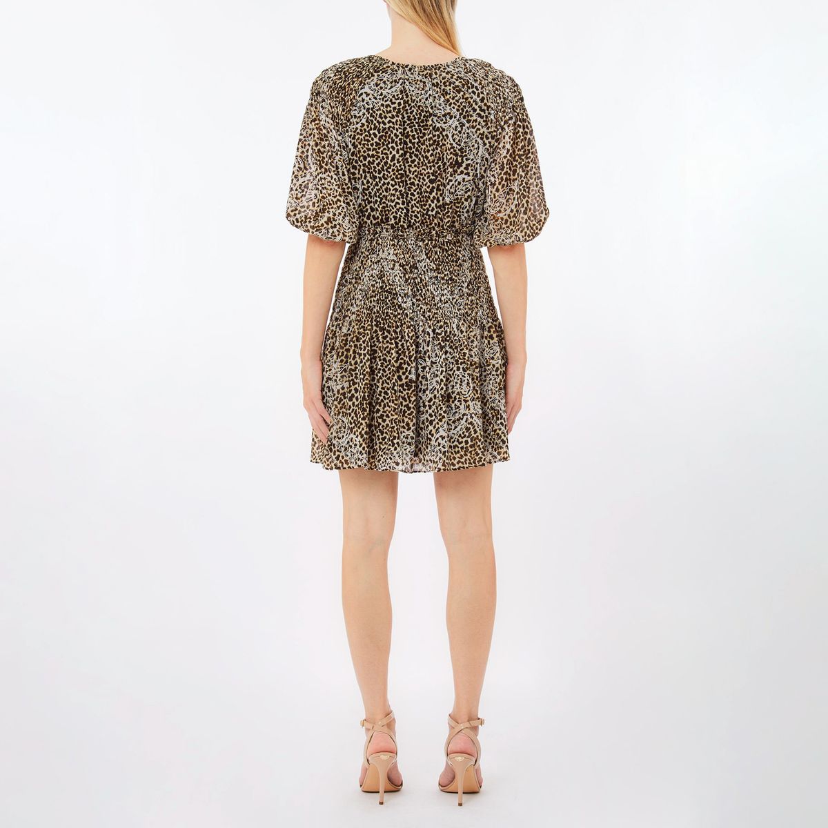 LIUJO - Vestido Corto Estampado Animal Print Mujer Liujo