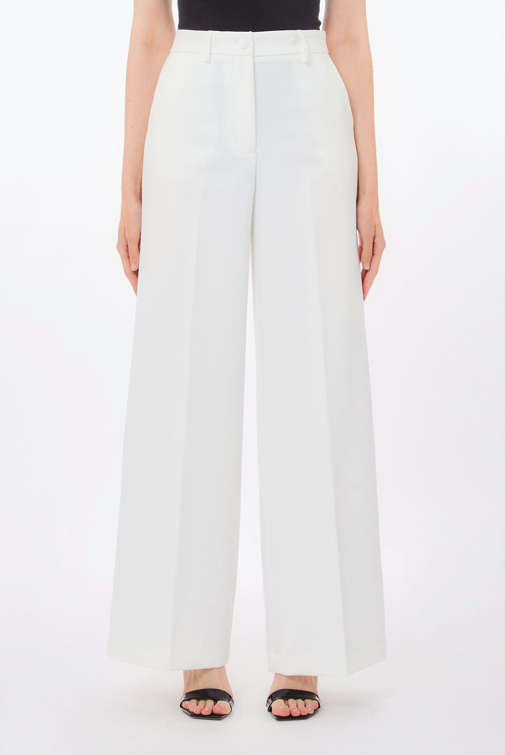 LIUJO - Pantalón Recto Tiro Medio Mujer Liujo