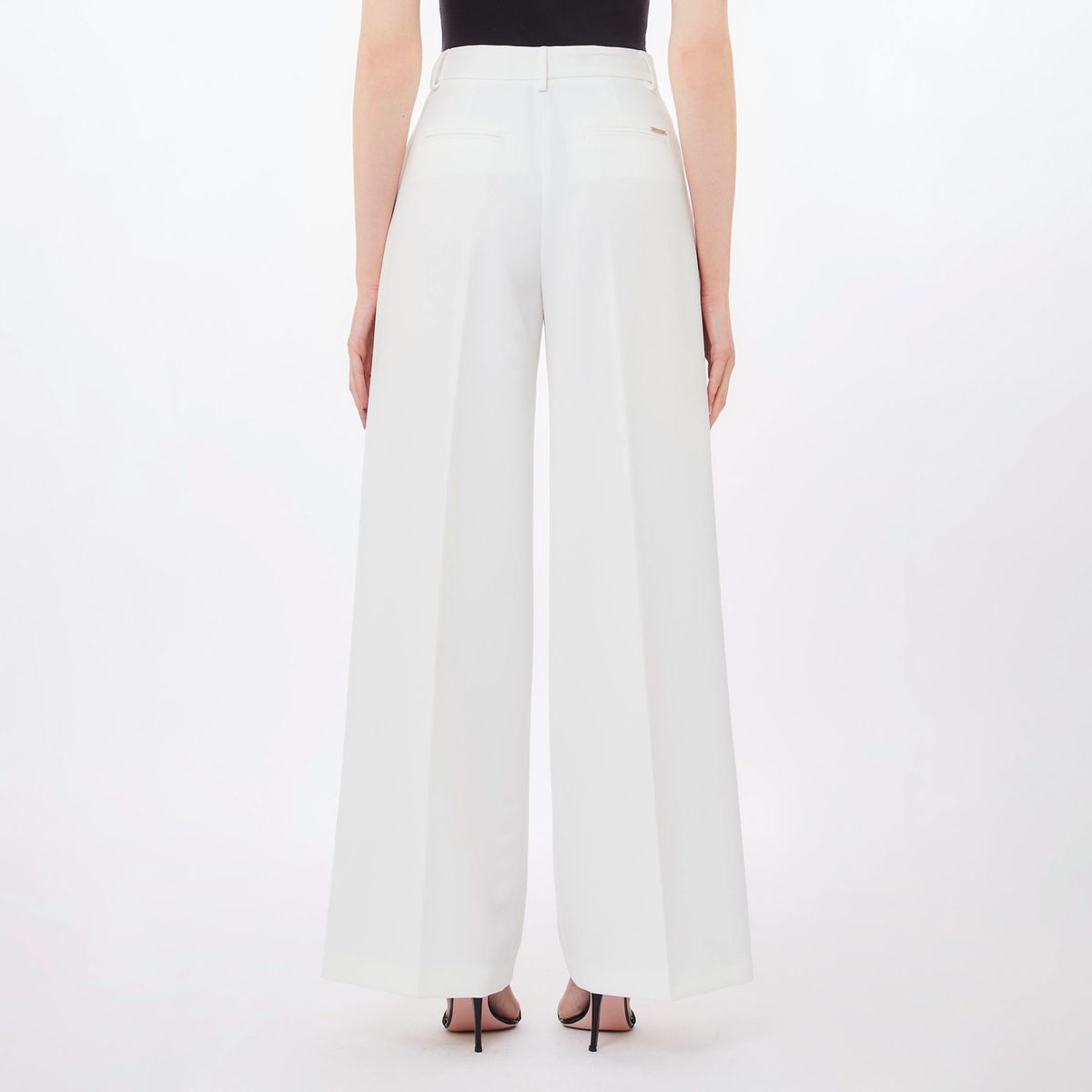 LIUJO - Pantalón Recto Tiro Medio Mujer Liujo