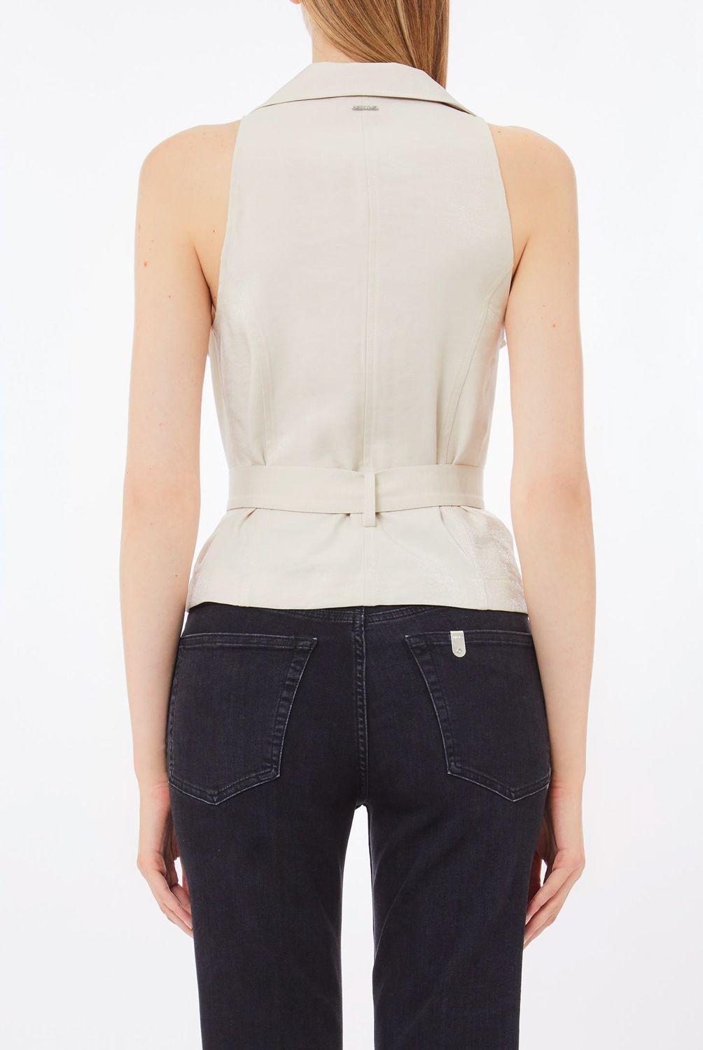 LIUJO - Blazer Sin Mangas Corto  Mujer Liujo