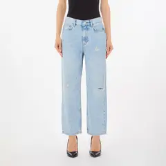 LIUJO - Jeans Recto 100% Algodón Mujer
