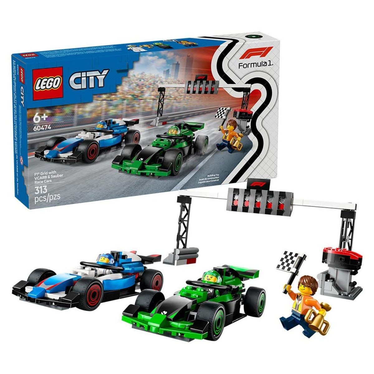 LEGO - Lego City F1 Autos de Carreras VCARB y Sauber