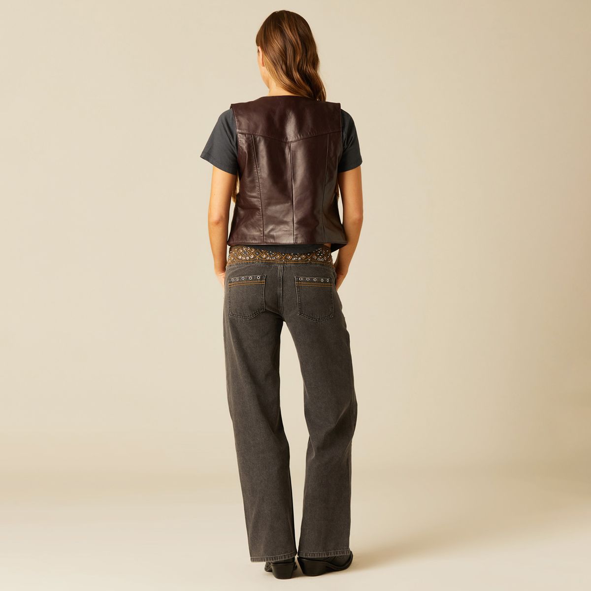 NICOLI - Blazer Gamuza Café Mujer Nicoli