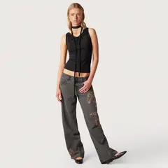 NICOLI - Jeans Wide Leg Mujer
