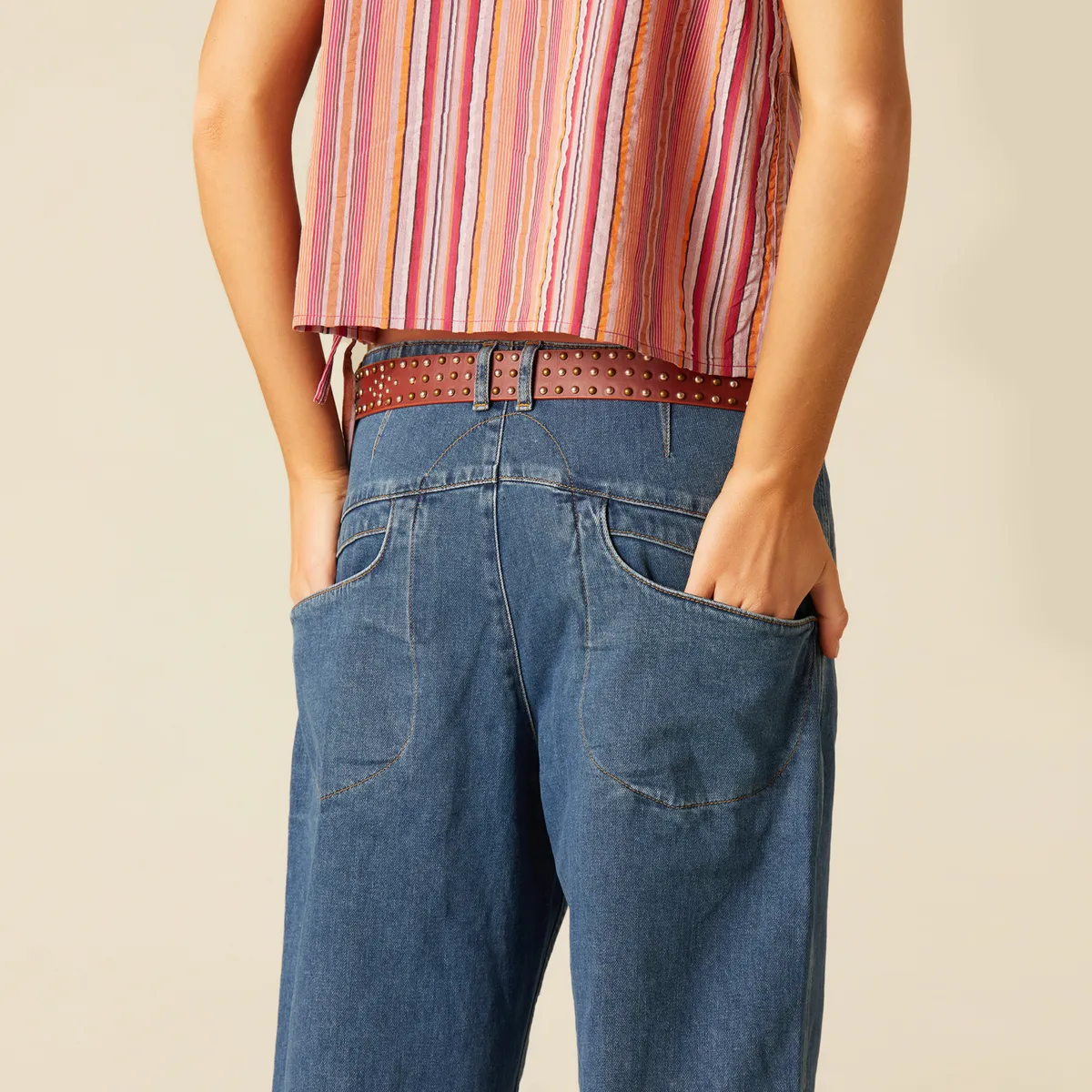 NICOLI - Jeans Straight Mujer Nicoli