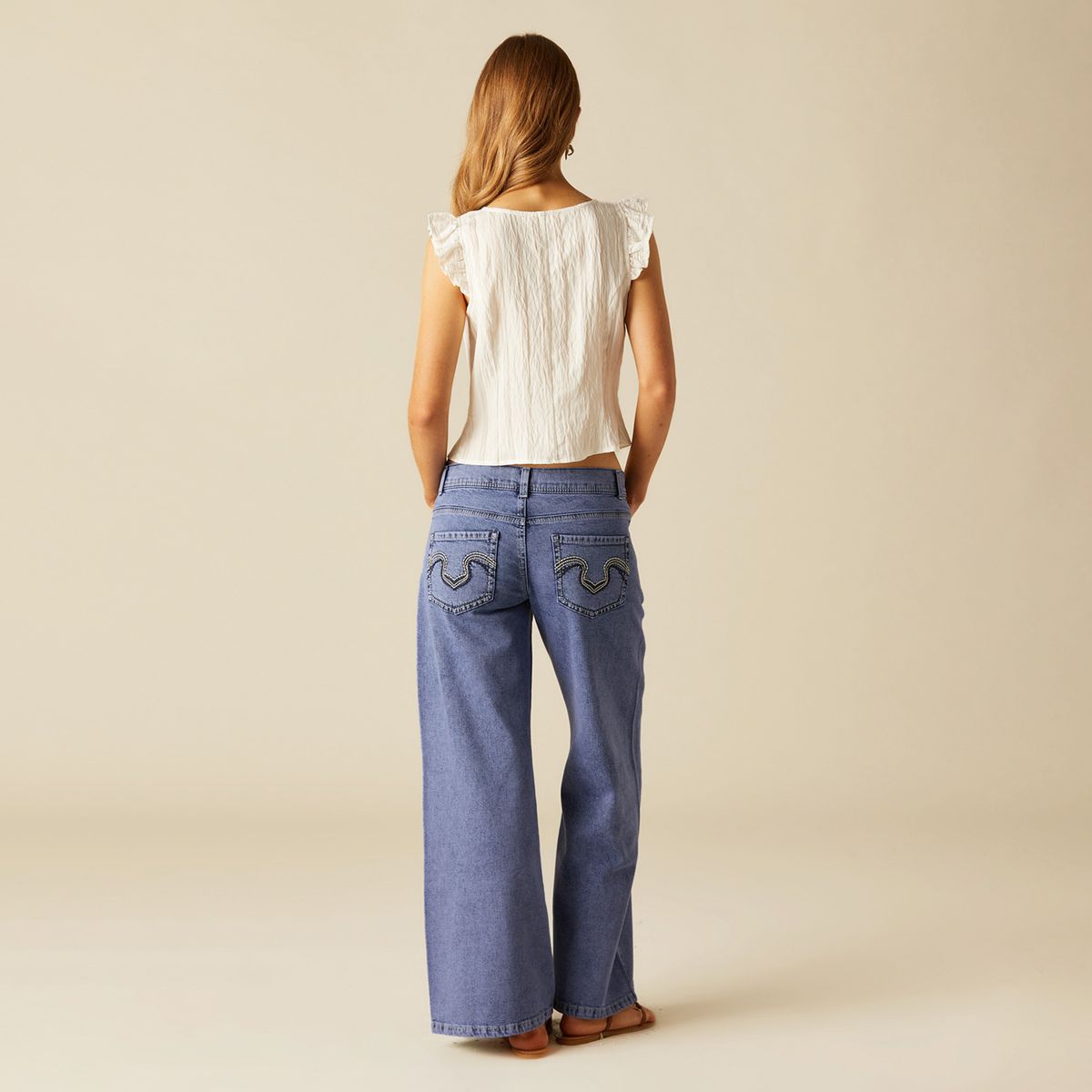 NICOLI - Top Hombro Blanco Mujer Nicoli