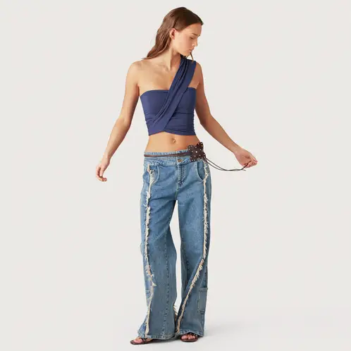 NICOLI - Jeans Tiro Bajo Mujer