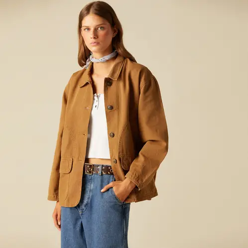 NICOLI - Chaqueta Kaki Mujer