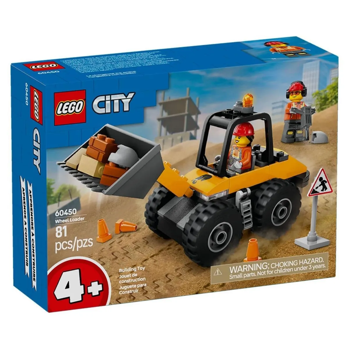 LEGO - Cargadora Con Ruedas Amarilla Lego