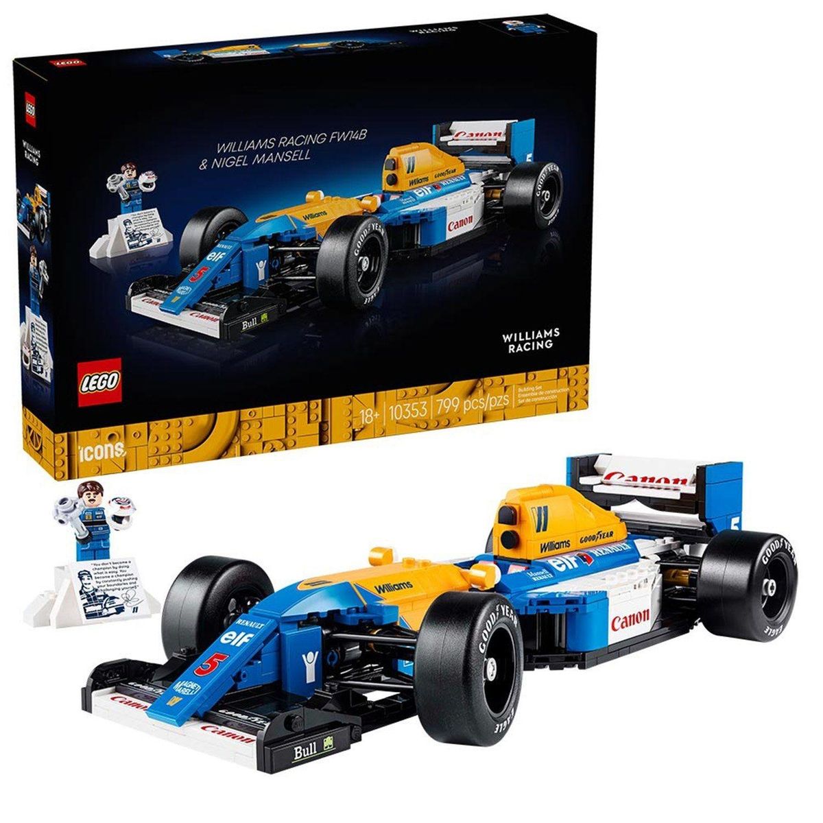 LEGO - Williams Racing FW14B y Nigel Mansell Lego