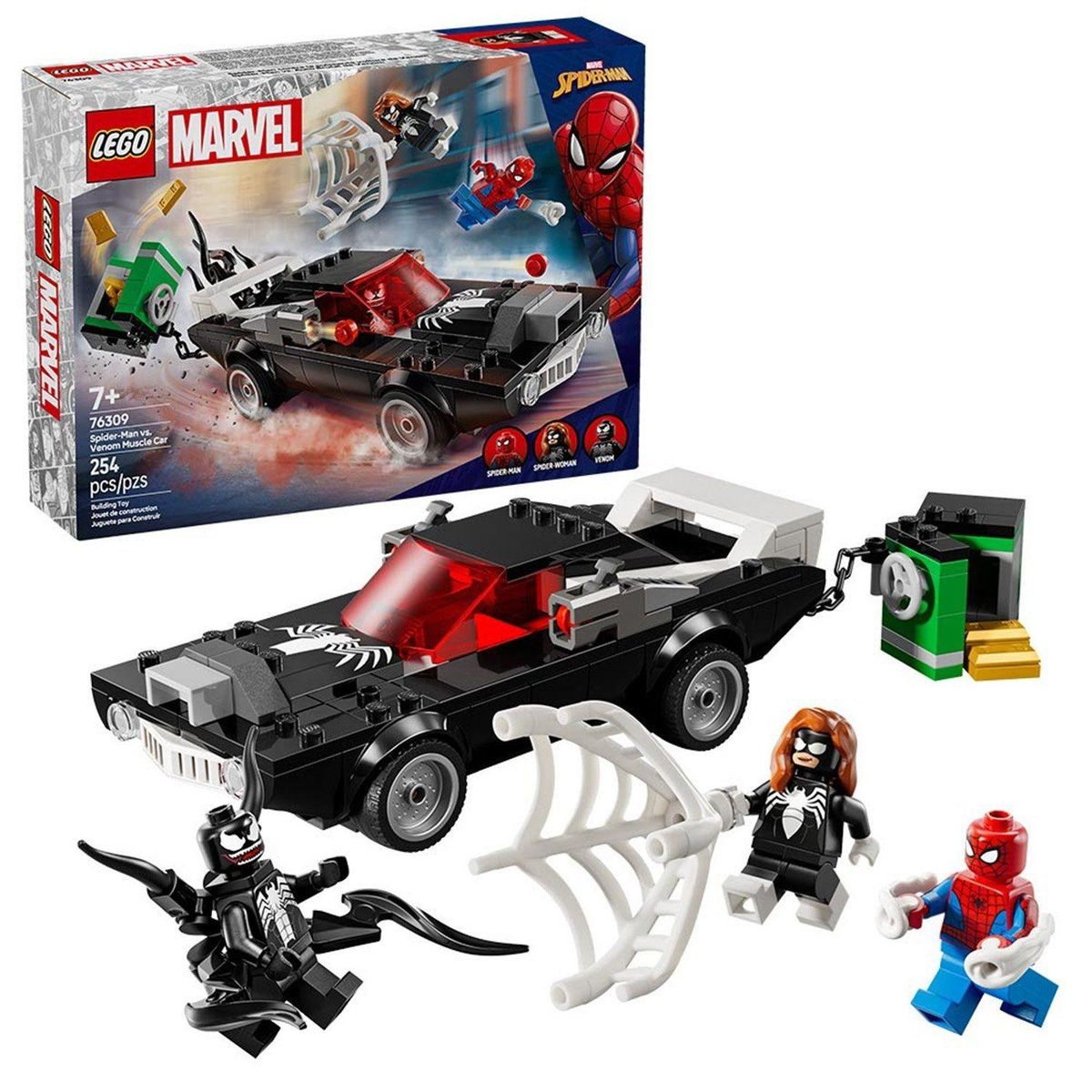 LEGO - Lego Marvel: Spider-Man vs. Coche de Venom