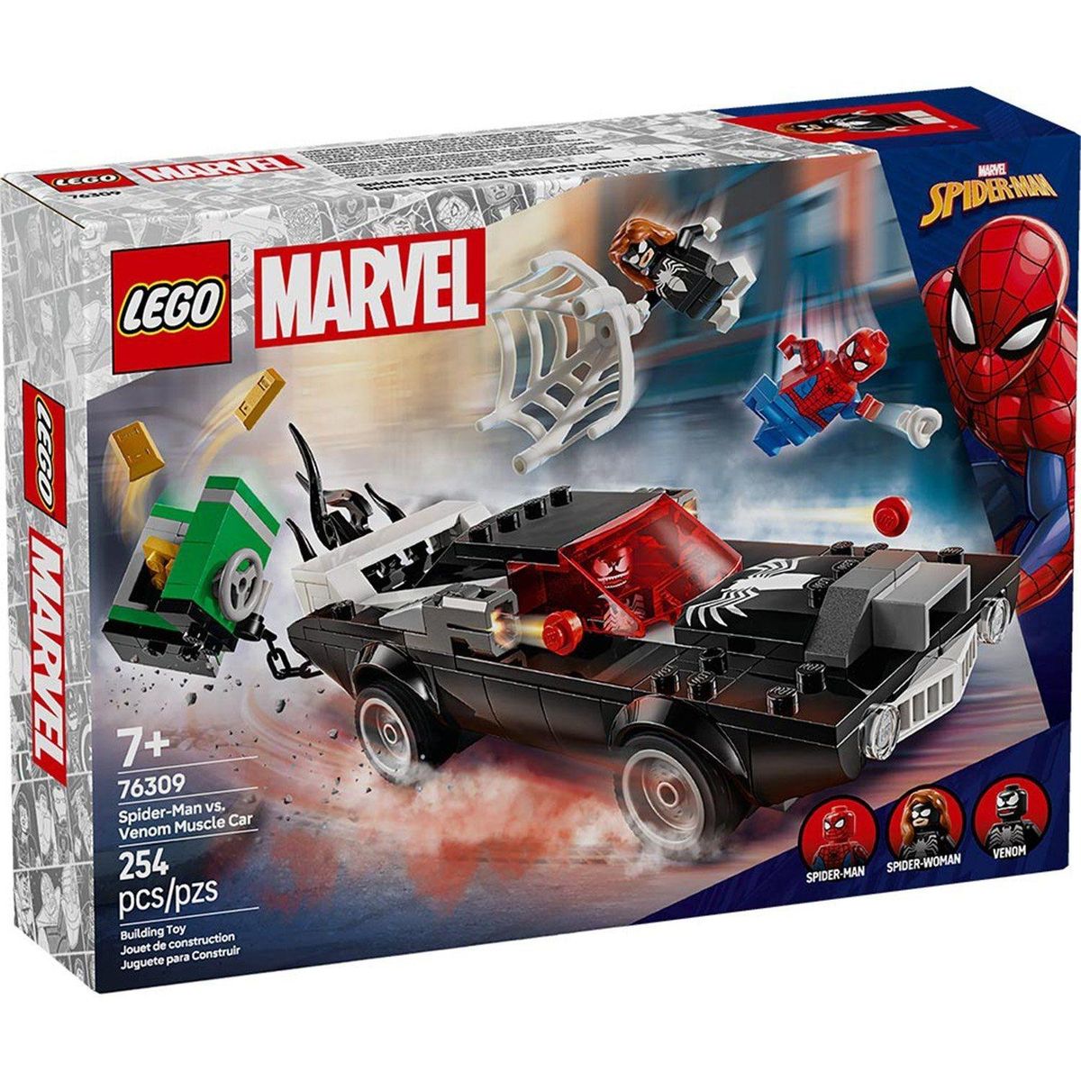 LEGO - Lego Marvel: Spider-Man vs. Coche de Venom