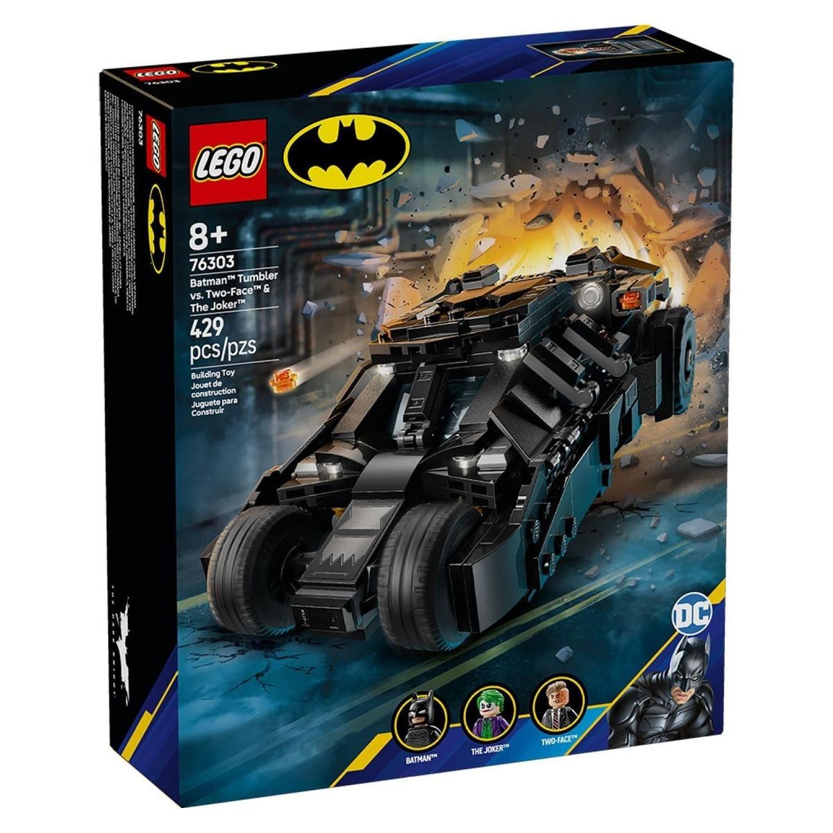 LEGO - Lego DC: Tanque de Batman vs. Two-Face y The Joker