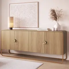 DECOCASA - Buffet 180 Cm Natural