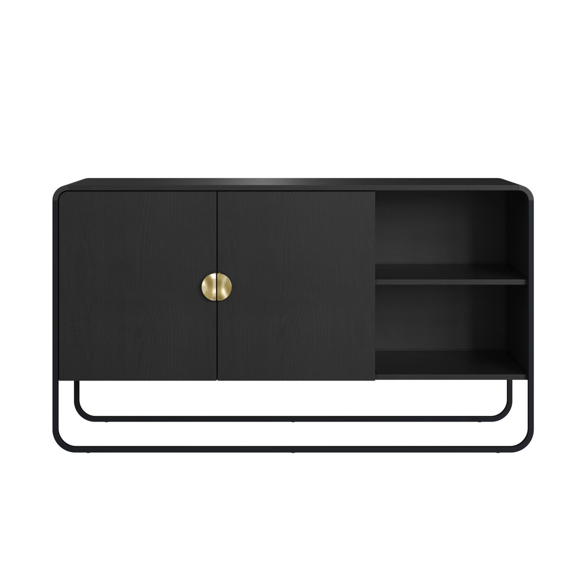 DECOCASA - Buffet 135 Cm Negro Decocasa