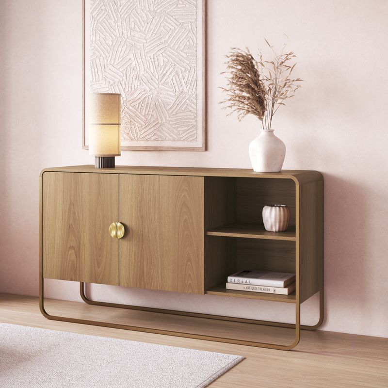 DECOCASA - Buffet 135 Cm Natural Decocasa