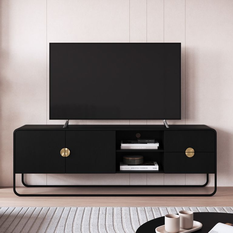 DECOCASA Rack Luna 75 Pulgadas 28076 Natural