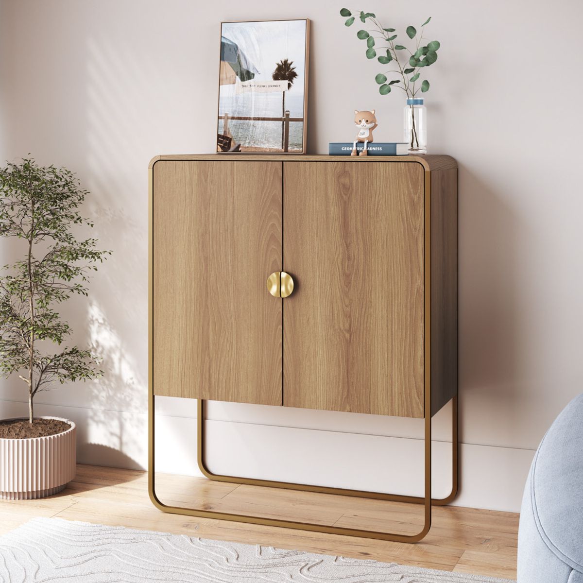 DECOCASA - Buffet 90Cm Natural Decocasa